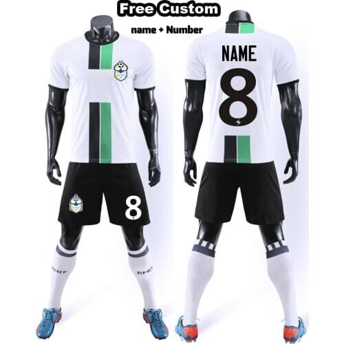 New Football jerseys Free Custom Football Sets For Men Boys Soccer Jersey Uniform Adult Soccer Kits Futbol Sport tights 8103