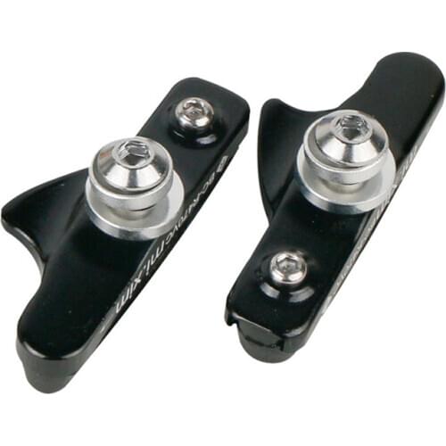 One Pair Mountain Road Bike Brake Pads MTB Bicycle Braking V-Brake Holder Rubber Blocks Durable Cycling Brake pads Accessories