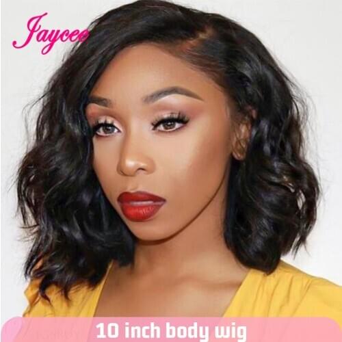 Jaycee Bodywave Closure Wig Brazilian Body Wave Lace Closure Wig Bob Wig 4*4 Bodywave Wig Human Hair Wigs For Women perruque
