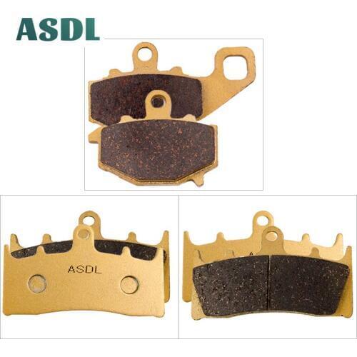 Motorcycle Front and Rear Brake Pads For Kawasaki ZX-6R 1998-2001 ZX6R 2002 ZX-9R 1994-2001 #c