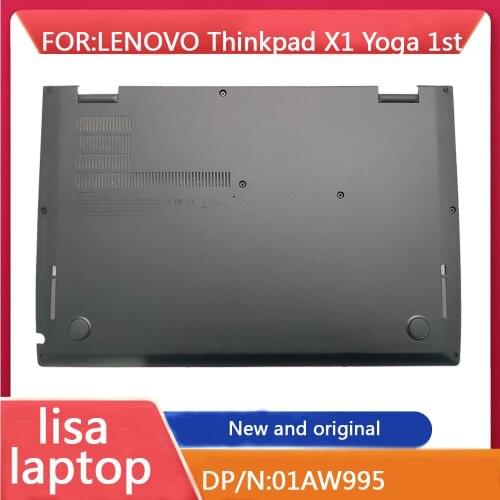 Applicable To Lenovo ThinkPad X1 YOGA 1ST Generation 1 Bottom Shell D Shell Black Main Engine Lower Cover Shell 01AW995 NEW