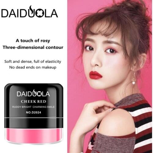 Air Cushion Blusher Powder Natural Cheek Rouge Nourishing Brightening Complexion Long-lasting Makeup Powder TSLM1