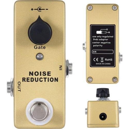 Mosky Noise Gate Guitar Pedal Delay Effects Pedal Reduction True Bypass Suppressor Mini Single Electric Music Accessories