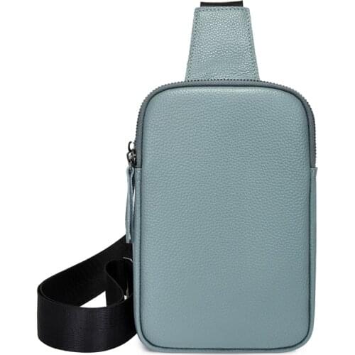 Genuine Leather Women Chest Bags Fashion Luxury Soft Cowhide Ladies Travel Bagpacks Designer White Female Shoulder Messenger Bag