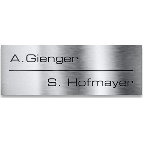 DIY House Number Nameplate -Aluminum composite board Silver house number house address home door number