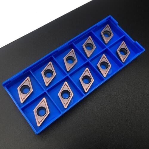 10PCS DCMT11T304 PC9030 NC3020 Internal Turning Tool CNC Carbide Insert DCMT 11T308 Turning Tools Blade Cutter Lathe Blade
