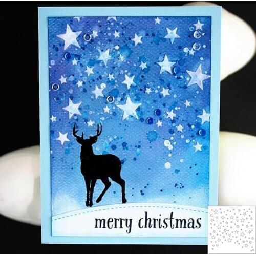 Starry Figure Stencil for DIY Scrapbooking New 2019 DIY Paper Cards Making Craft Fun Plastic Templates Decoration Embellishment