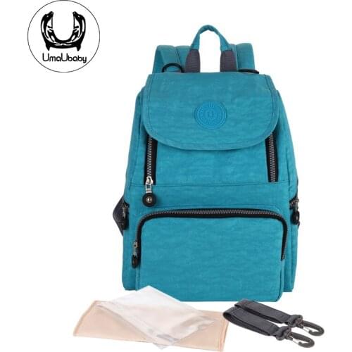 UmaUbaby Fashion Diaper Bag Waterproof Nylon Multifunctional Mommy Bag Backpack Double Shoulder Large Capacity Stroller Backpack