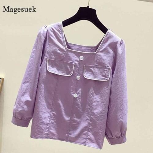 Women Casual Pullover Harajuku White Shirt New Autumn Tops Loose Long Sleeve White Blouse Women 2020 Cotton Blouses Blusas 11942