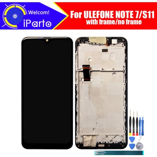 6.1 inch ULEFONE NOTE 7 LCD Display+Touch Screen Digitizer+Frame Assembly 100% Original LCD+Touch Digitizer for ULEFONE S11