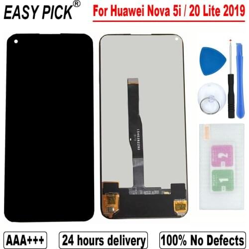 6.4" For Huawei Nova 5i GLK-LX1 GLK-LX2 LX3 LCD Display Touch Screen Digitizer Assembly For Huawei P20 Lite 2019 GLK-LX1U LCD