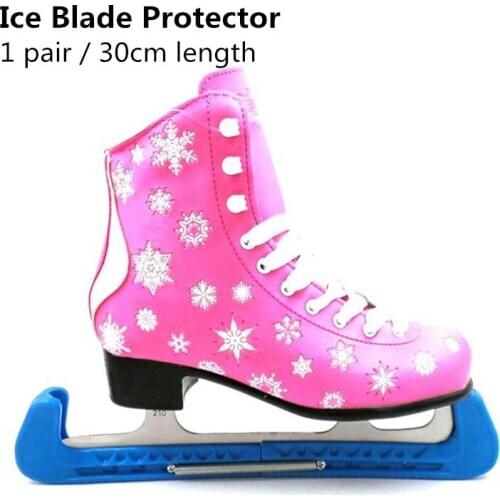 1 Pair Elastic ice Skate protector Cover Ice Knife Blade Protective sleeve Length Adjustable Guard Speed/Figure Skate Protector
