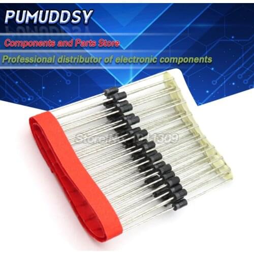 100PCS IN5817 DO-41 1A 20V SCHOTTKY DIODE 1N5817