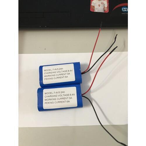 2S1P 3200mah 3400mah 3500mah battery pack 7.4V 18650 for 18650 battery pack