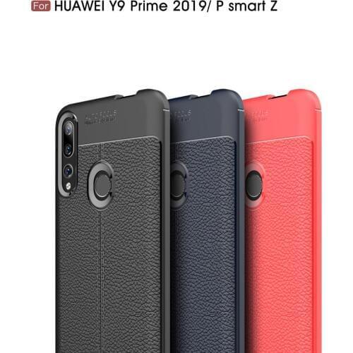HUAWEI P Smart Z Case Cover P Smart 2019 Silicon Shockproof Carbon Fiber Case for HUAWEI P Smart Z Y9 Prime Luxury Accessory