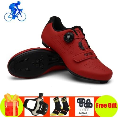 Road bike sneakers men women zapatillas ciclismo SPD-SL Cycling shoes breathable self-locking Pro Athletic Riding Bicycle Shoes