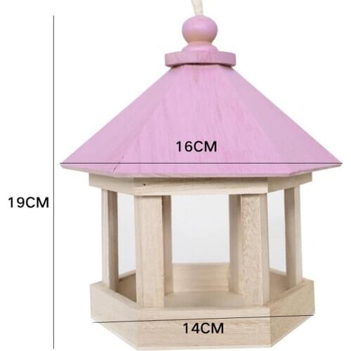 Wild Bird Feeder for Outside, ing Bird House Feeder, ing Wooden House Bird Feeder Simple Installation Easy to Clean