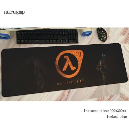 Half life mouse pad gamer best 900x300x3mm notbook mouse mat gaming mousepad large Xxl pad mouse PC desk padmouse mats