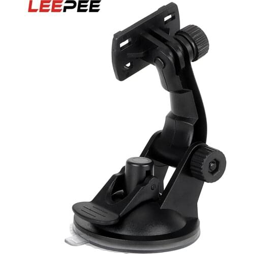 LEEPEE Adjustable 360 Degrees Steering Auto Mounts Phone Holder Windshield Bracket For Car GPS Recorder DVR Camera