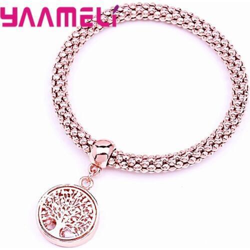 Hot Selling Big Wide Bangles Silver Rose Gold Golden Colors Pendant Decoration Bracelet For Women Girls Lovers Jewelry Gifts