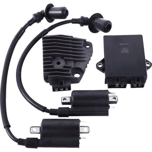 Motorcycle CDI Box Ignition Regulator Coil Set For Yamaha XV250 250 Route 66 XV250 Virago