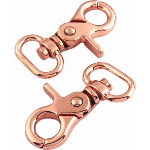Swivel clasp Roes gold Oval Swivel Trigger Clips Hooks Clips Swivel Lanyards Handbag Hook Snap Lobster Clasps