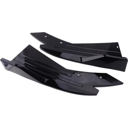 CITALL Pair Rear Bumper Corner Apron Spat Lip Wrap Splitter Diffuser Fit for Lexus IS200T IS250 IS350 IS300 2014-2020