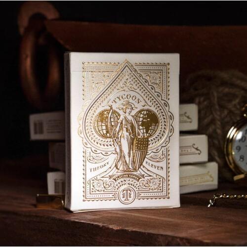 Tycoon Ivory Playing Cards by Theory 11 USPCC Luxury Limited Edition Deck Collectible Cards Magic Cards Magia Tricks Props