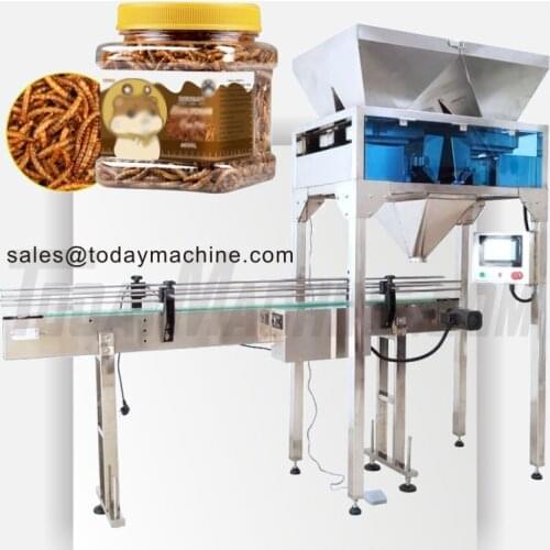 Capping Function High Accuracy Multiheads Weigher Bean Bottle Packing Line