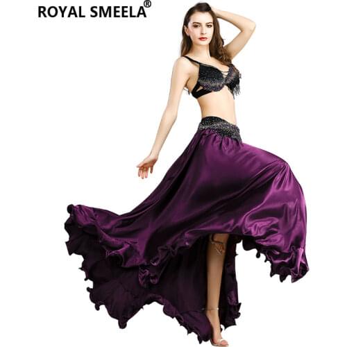 2021 Tribal dance costume Women Belly Dance Clothes Stage Dancer Wear Professional Belly Dance Costume Dancing Bra Belt Skirt