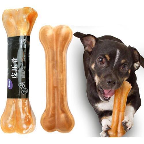 1pc 5 Size Health Small Big Pet Reward Dog Snacks Molars Rod Leather Bone Chew Toys Dog Clean Teeth Healthy Stick