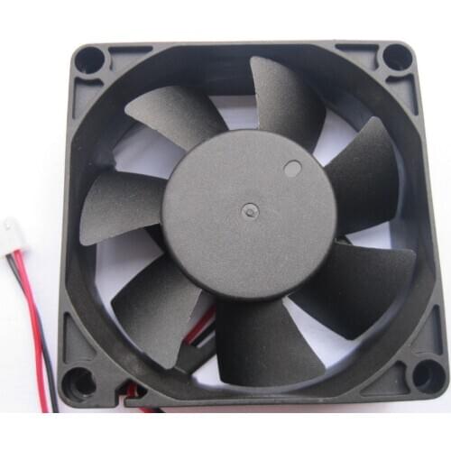 10 Pcs Brushless DC Cooling Fan 7 Blade 7025S 12V 70x70x25mm