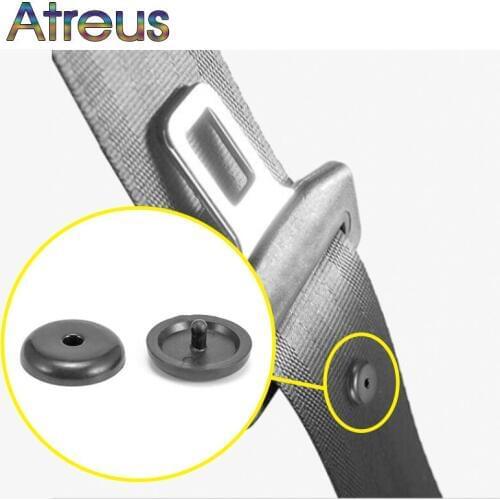 2sets Car Retainer Seatbelt Stop Button for BMW E46 E90 E60 E39 E36 F30 F10 F20 X5 E70 E53 E30 M E87 G30 E92 E91 Ford Mondeo mk4