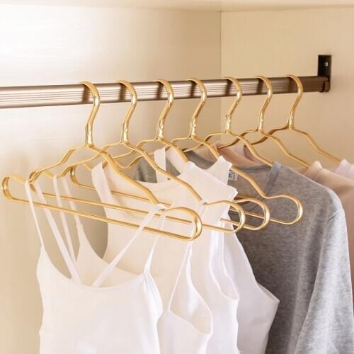 5/10/20PCS Clothes Hangers Thicken Aluminum Alloy Drying Racks Windproof Anti-slip Underwear Belt Coat Hanger for Clothes Hooks