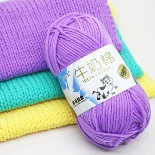 50g/pc Winter DIY Soft Milk Cotton Yarn Baby Wool Yarn for Knitting Hand Knitted Blanket Sweater Scarf Doll Crochet Yarn