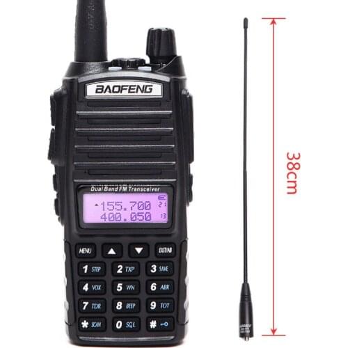 Baofeng UV-82 Plus vhf/uhf 10km Long Range 8W Powerful Walkie Talkie Portable CB Transceiver two way Radio UV82+NA-771 Antenna