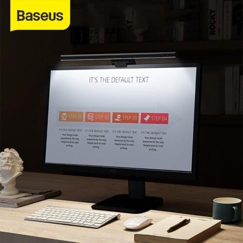 Baseus USB Light Computer Laptop Screen USB LED Lamp Eye Protection Reading Lamp LED Monitor Lamp Hanging Light Table USB Lamp