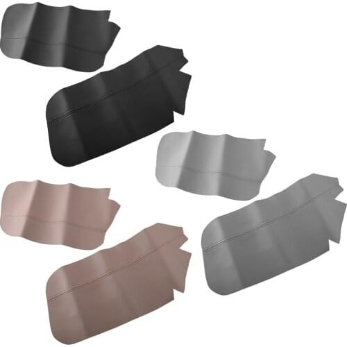 Beler 1 Set Car Console Center Armrest Lid Cover Trim Fit For BMW 5 Series F10 F18 2011 2012 2013 2014 2015 2016 2017 PU Leather