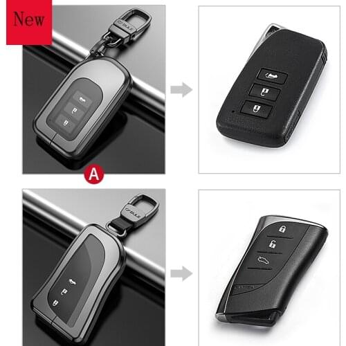 High-Quality Aluminium Alloy Car Smart Key Case Cover for lexus ES200 ES300H RX300 NX200 UX260 Car Accessories