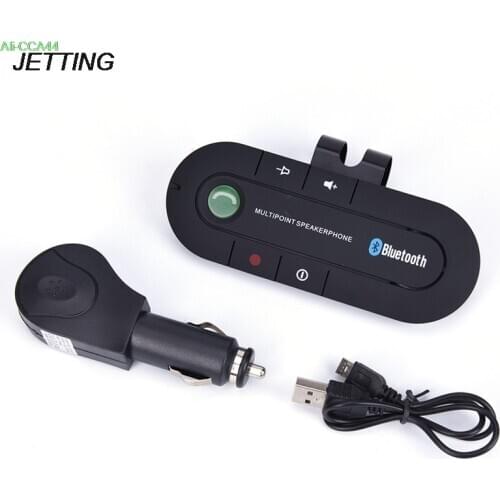FM Transmitter MP3 music Player Hands free Speakerphone Wireless Bluetooth Handsfree Car Kit For Mobile Phone Dual Phone Connect