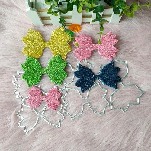 New 5 Bowknot Metal cutting Mould DIY embossed Paper Photo album greeting Card Gift making cutting Mould