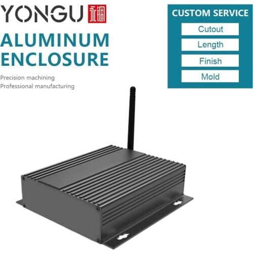 H30 147W41H mm/5.78''x1.6'' Custom PCB box Metal Aluminum enclosure box