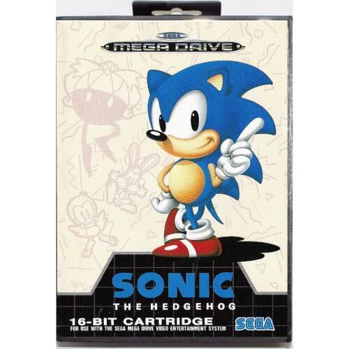 Sonic Classics (aka Sonic Compilation) Game Cartridge 16 bit MD Game Card With Retail Box For Sega Mega Drive For Genesis