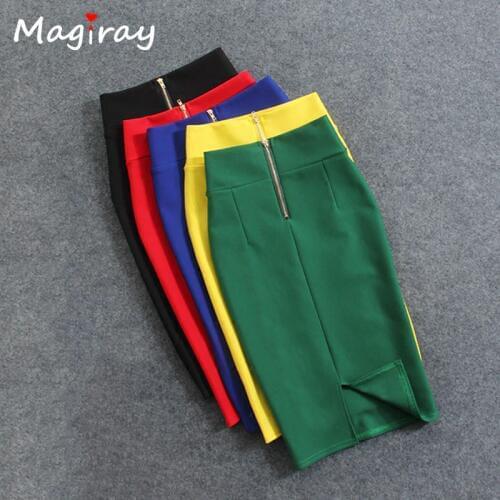 Magiray Slit Pencil Skirts
