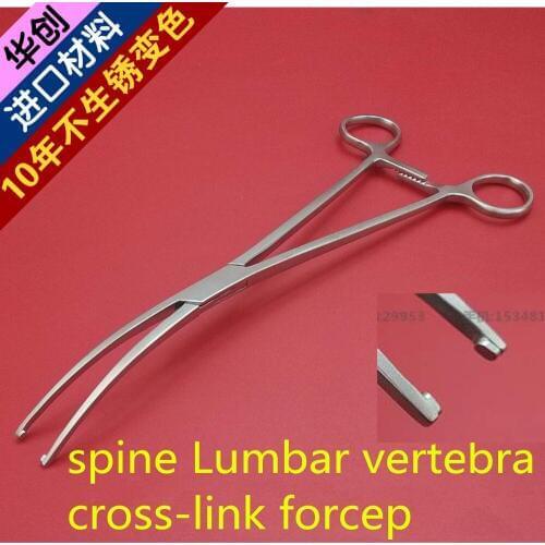 Medical orthopedic instrument spine Lumbar vertebra cross-link forcep 5.5 6.0 screw rod transverse Connecting rod Placing Plier