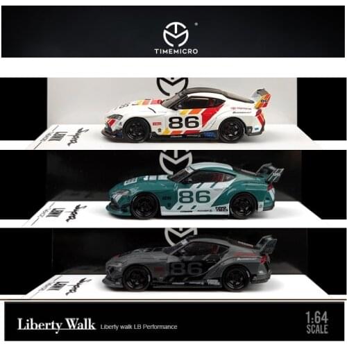 TM Time Micro 1:64 TOYOTA SUPRA LBWK #86 Diecast Model Car