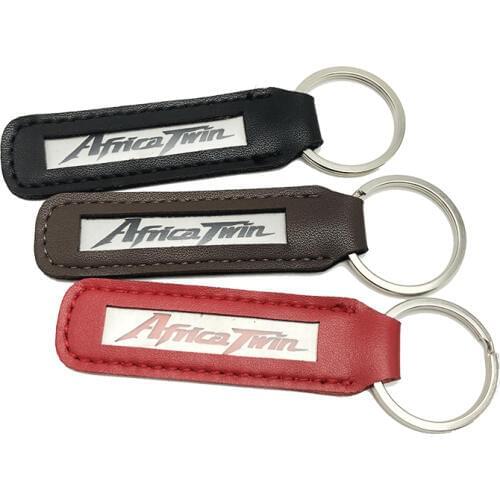 Motorcycle Key Chain Key Ring Keyring Leather Keychain Fashion Gift fits For HONDA CRF1000L CRF 1000L AFRICA TWIN Accessories