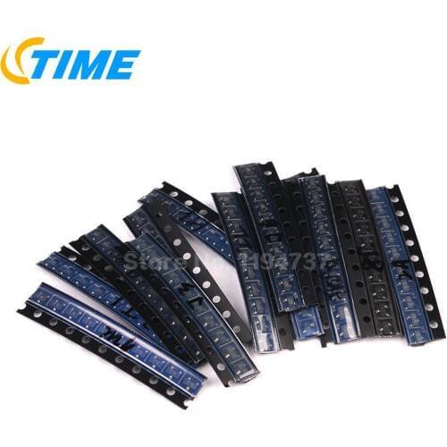 700PCS 7 value each 100pcs MMBT2222 MMBT2907 MMBT3904 MMBT3906 MMBT4401 MMBT4403 MMBT5551 SOT-23 SMD Transistor kit