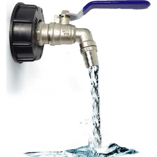 3/4 Inch Adapter Faucet Wire IBC Tank Adapter Tap Replacement Connector Fitting Valve For Home Garden Irrigation Water Connector