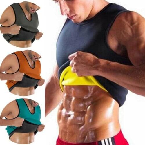 Dropshipping Men Body Slimming Tummy Shaper Belly Underwear shapewear Waist Girdle Tee 2020 Shape Body Vest Shapers S-XXXXL